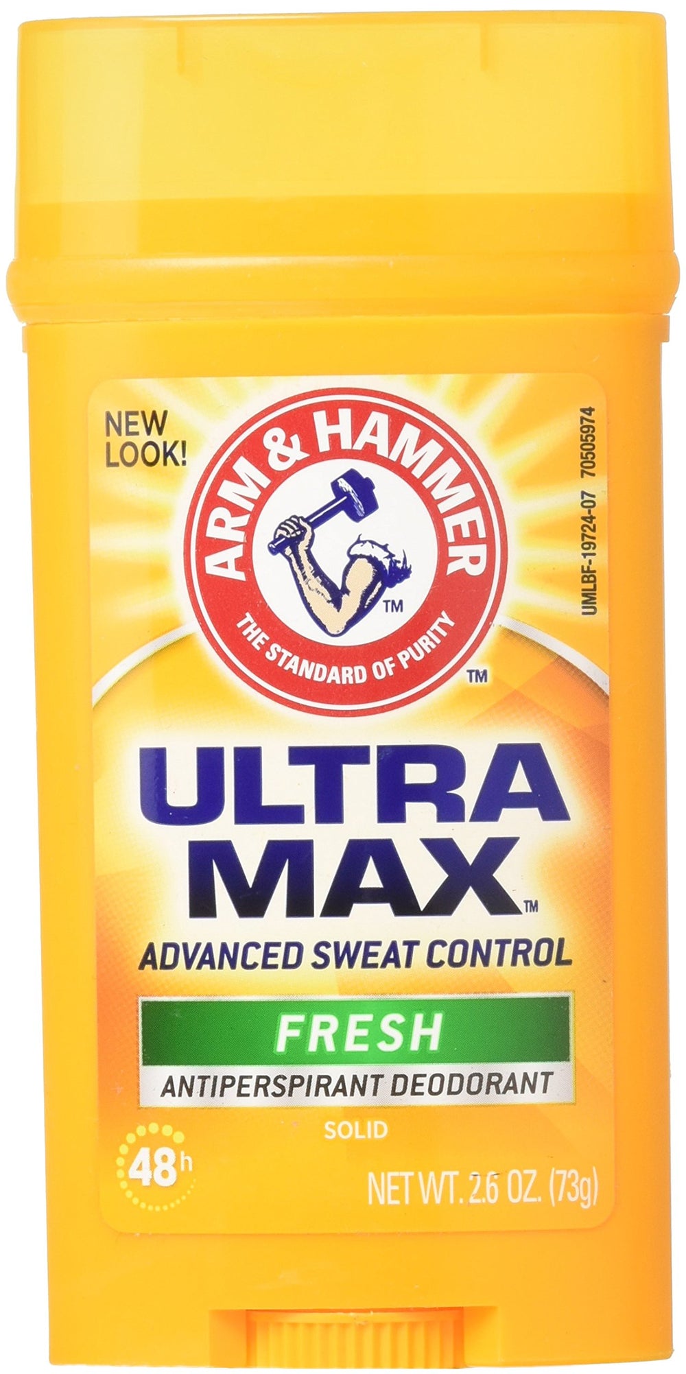 Arm & Hammer Ultra Max Fresh Scent 6-pack showing six sticks with odor protection