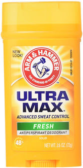 Arm & Hammer Ultra Max Fresh Scent 6-pack showing six sticks with odor protection