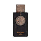 Armaf Club De Nuit Lionheart bottle closeup highlights bold lavender and vanilla notes.