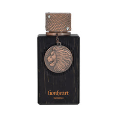 Armaf Club De Nuit Lionheart bottle closeup highlights bold lavender and vanilla notes.