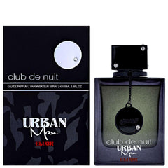 Armaf Club De Nuit Urban Elixir heart-notes close-up showcasing lavender and saffron for refined charisma.