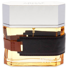 Armaf Craze EDP bottle closeup with cap detail, emphasizing premium packaging for confident style.