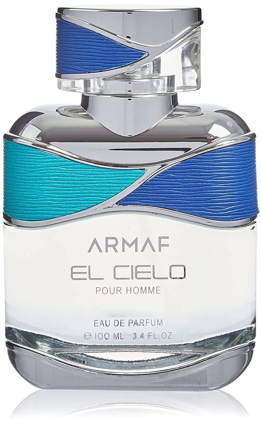 Armaf El Cielo bottle front view for men with citrus notes and masculine silhouette
