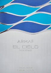 Armaf El Cielo packaging box highlights gifting-ready presentation