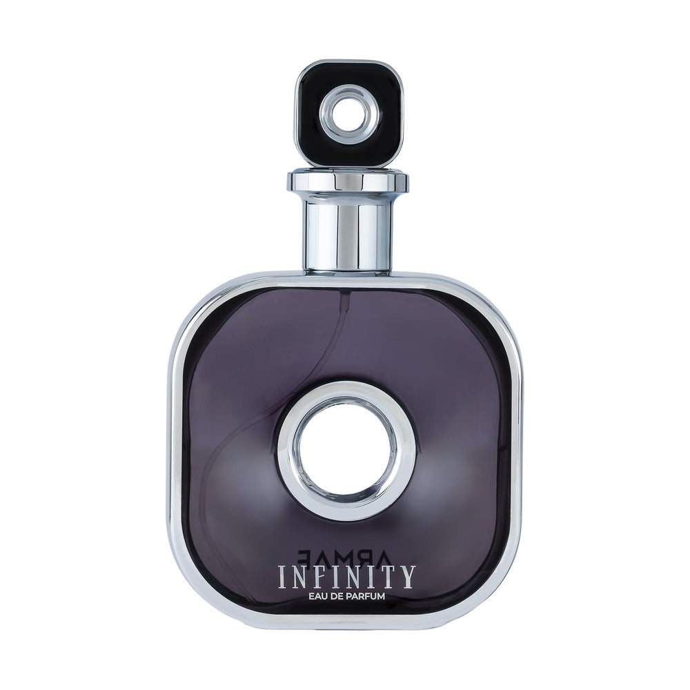 Armaf Infinity for Men bottle front view signals bold, confident style.