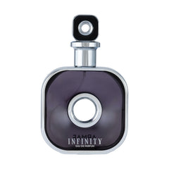 Armaf Infinity for Men bottle front view signals bold, confident style.