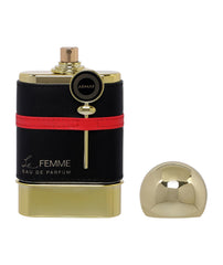 Armaf Le Femme box packaging presents a gift-ready, premium experience.