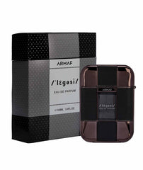 Armaf Legesi cedar-sandalwood focus creates a masculine woody aroma.