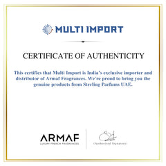 Armaf Odyssey Homme White Edition bottle side view highlighting masculine silhouette