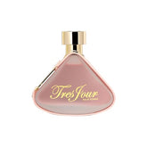 Armaf Tres Jour bottle front displays chic design for daily wear and signature scent.