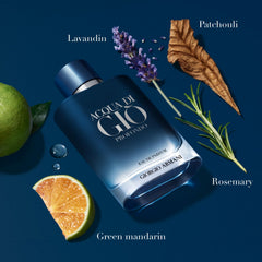 Armani Beauty Acqua di Giò Profondo pulse-points application for lasting scent.