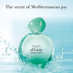 Armani Beauty Acqua Di Gioia Intense bergamot-red-fruits-accord for bright, sparkling opening.