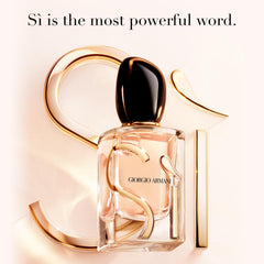 Armani Beauty Sì EDP rose de mai bloom illustrating feminine notes for romantic occasions