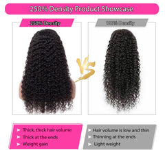 Armodeo deep wave lace front close-up highlights baby hairs for realistic hairline.