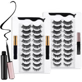 AROIC 3D/5D magnetic eyelash kit with multiple densities for versatile looks