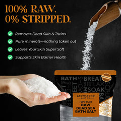Aromasong skin-softening bath salt for smoother skin after soaking