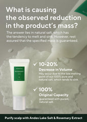 AROMATICA Hands applying scalp scrub demonstrates pre-shampoo exfoliation technique.
