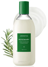 AROMATICA Rosemary Conditioner bottle – vegan hydration for silky, manageable hair.