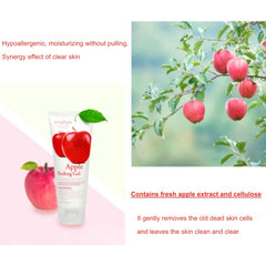 Arrahan Apple Peeling Gel swatch on skin suggests brightness.