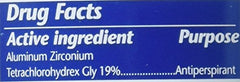 Arrid XX Solid Deodorant Ultra Fresh application swipe displaying smooth glide.
