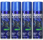 Arrid XX Ultra Clear spray bottle delivering long-lasting freshness for active days.