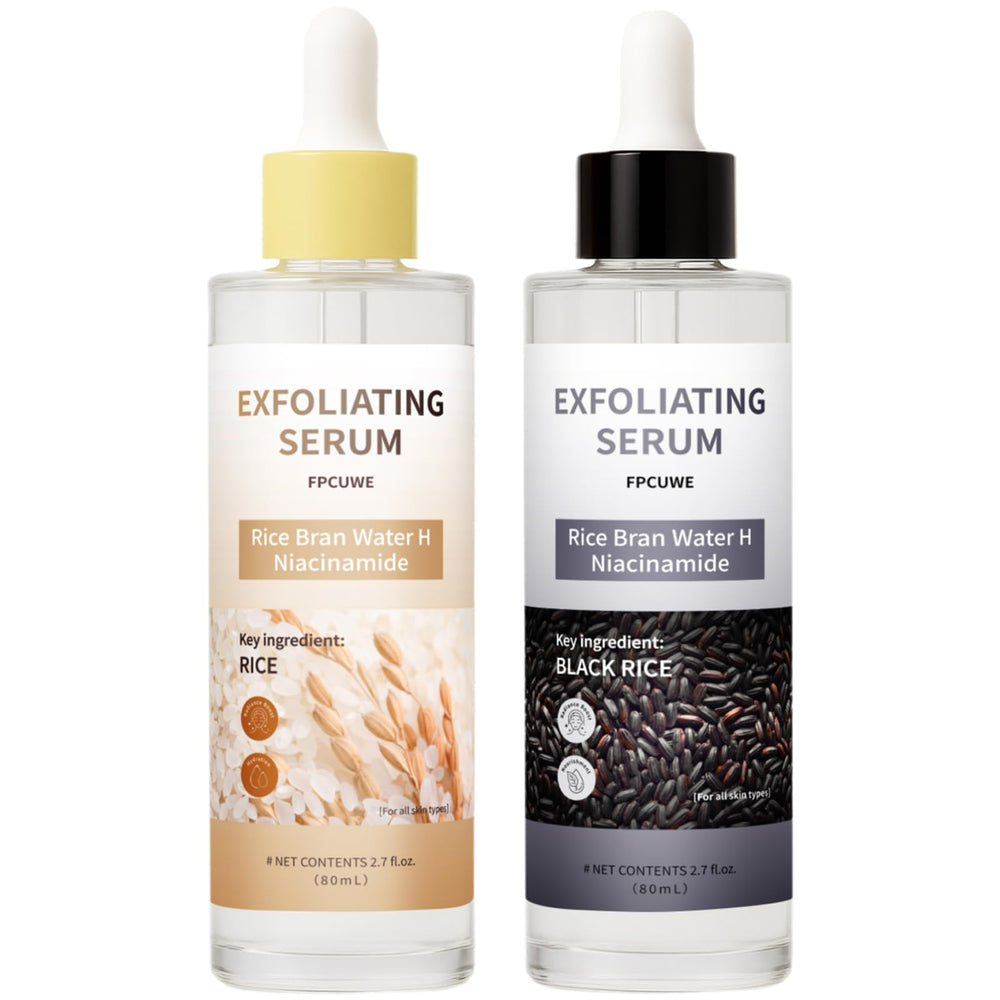 Art anime Peel Shot Glow Rice Ampoule bottle closeup showing lightweight exfoliation benefit