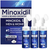 Artimore Minoxidil Foam bottle close-up for easy at-home thinning hair support.