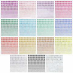 Artistbeauty rhinestone stickers pack closeup showing sparkling gems for nails and makeup