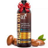 artnaturals Argan Hair Growth Shampoo bottle shows sulfate-free formula for healthier scalp