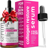 Artnaturals Collagen Booster Serum bottle closeup highlights lightweight hydration