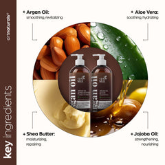 artnaturals dry hair closeup highlights moisture lock and nourishment for bounce.