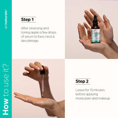 Artnaturals Niacinamide Serum texture is silky and non-greasy on the skin.