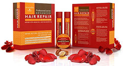 Arvazallia Advanced Hair Repair Deep Conditioner Mask application—intense hydration and shine.