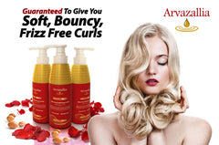 Arvazallia Ultra Curl Defining Cream texture on hand hints creamy moisture.