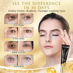 ASAMO Retinol & Caffeine Eye Serum eye-area depuffing with brightening potential