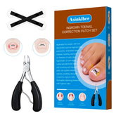 Asinkiher Ingrown Toenail Kit top view shows compact brace for discreet at-home care