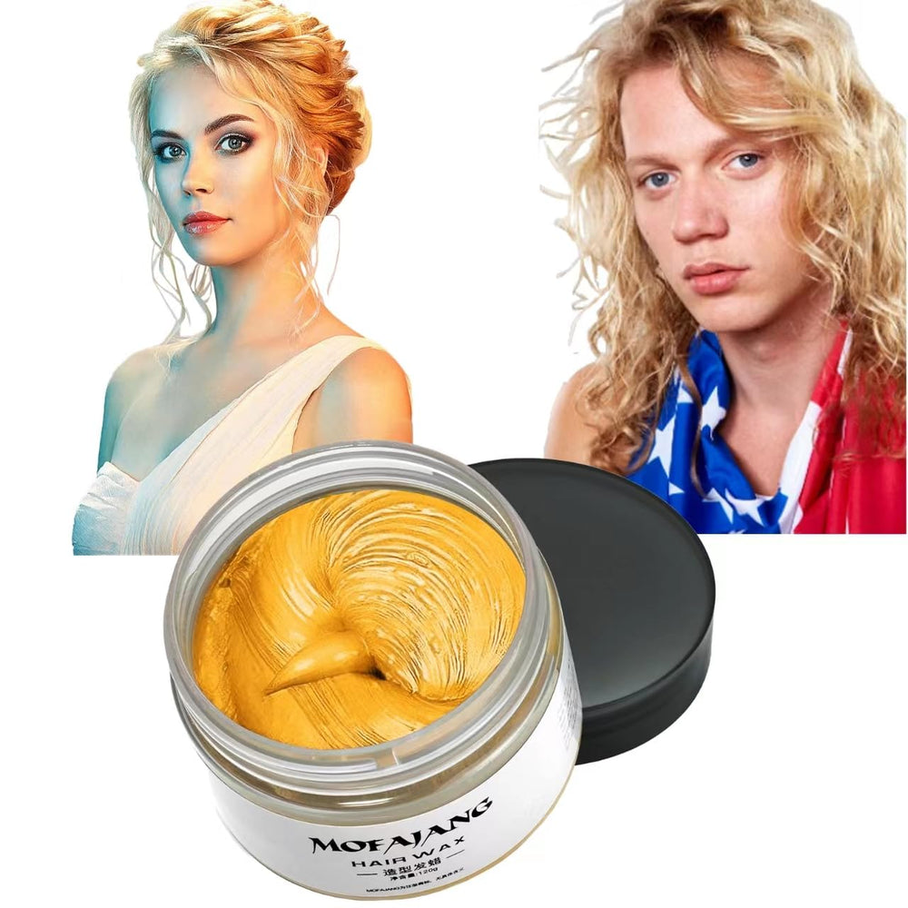 Asocrew Gold packaging highlights natural ingredients and easy color application.