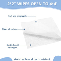 Astraescly stretchable cotton wipes under-eye area for gentle cleansing