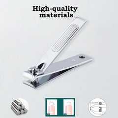 Atimier nail clipper grip ergonomic, comfortable handling for steady cuts.