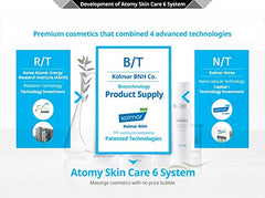 Atomy BB Cream face swatch nude demonstrates natural finish and coverage