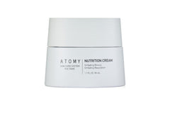 Atomy The Fame Nutrition Cream bottle showing compact 50ml packaging for daily use.