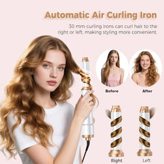 Atopskins 6in1 Air Styler detachable brush heads enable quick style changes