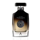 Atralia Absolute Noir bottle front view signals premium luxury for daily wear