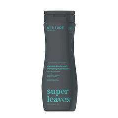 ATTITUDE 2-in-1 bottle for daily body wash and shampoo routine.