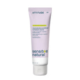 ATTITUDE conditioner bottle highlights natural ingredients for a sensitive dry scalp.