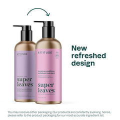 ATTITUDE Hydrating Conditioner bottle pour ready for easy application and detangling.