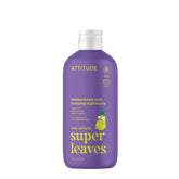 ATTITUDE Kids Vanilla & Pear shampoo bottle with plant-based cleansing for kids