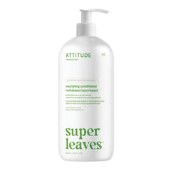 ATTITUDE Nourishing Hair Conditioner bottle demonstrates vegan formula for dry hair.