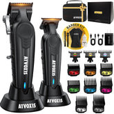 ATVOXIS Hair Clippers DLC blade close-up shows sharp precision for dense hair