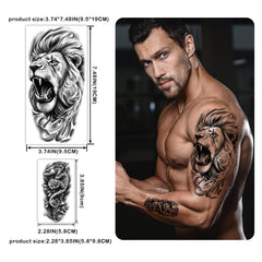 atydkug forest animals large wolf tattoo on forearm for adventurous look
